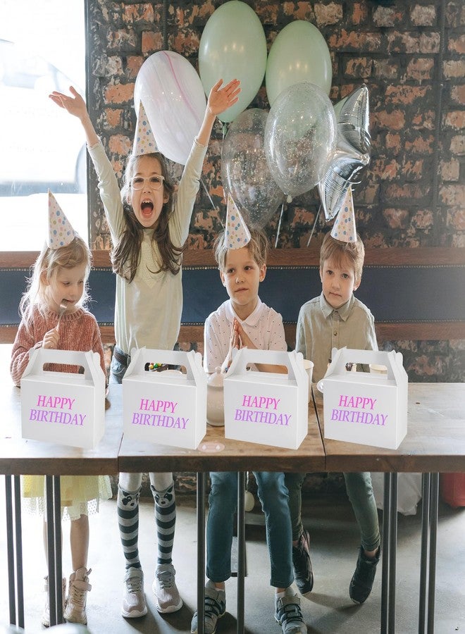 Oletx 50Pcs White Gift Boxes, 5.9'' Small Party Favor Treat Box, Goodie, Cookie Candy Box for Birthday, Baby Shower, Classroom Activity and Fun Occasion Decoration Supplies. - Image 2